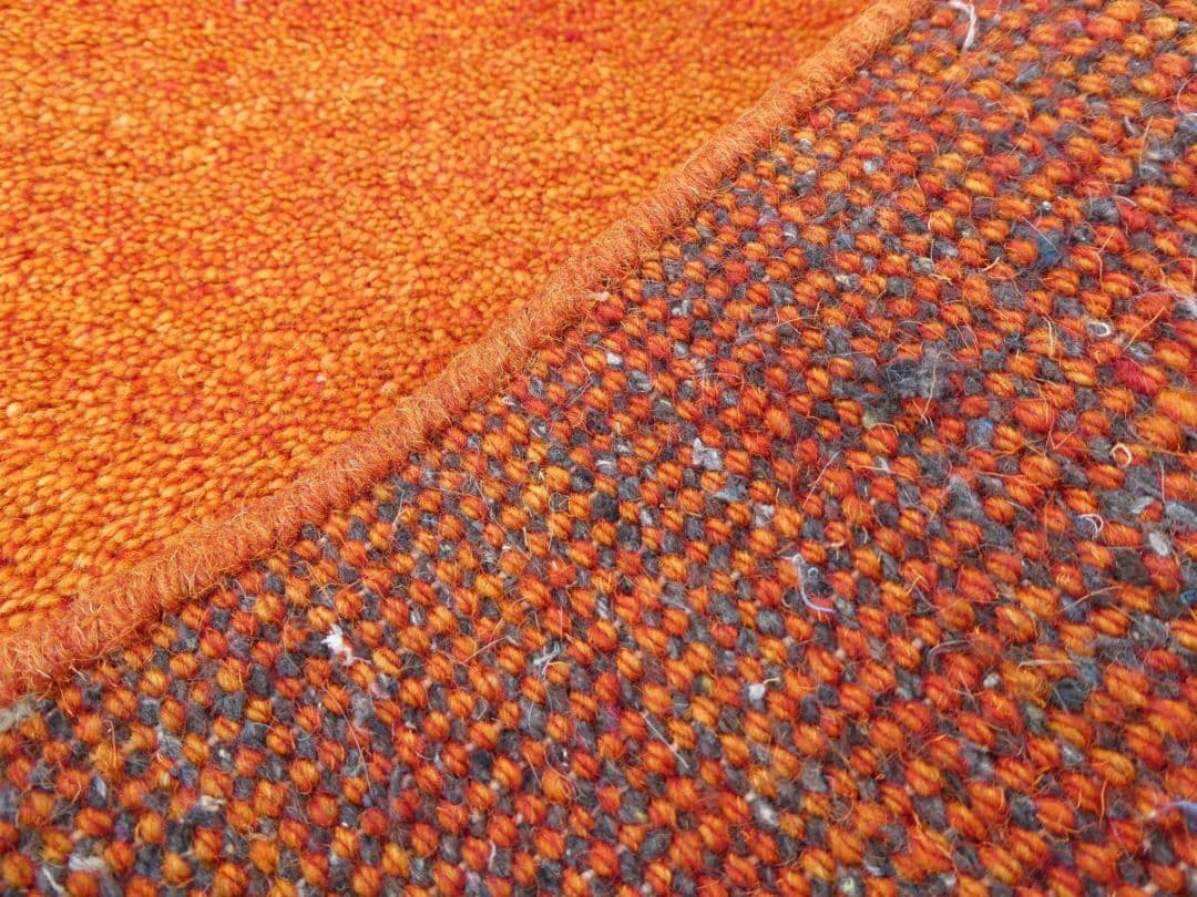 ギャッベを敷いてお月見しませんか？　141×69cm　ギャッベ　手織り