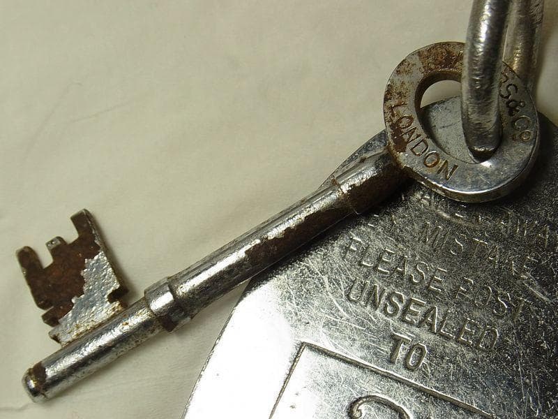 イギリス ロンドン ヴィンテージ 2D STAMPホテル ルームキー タグ付き