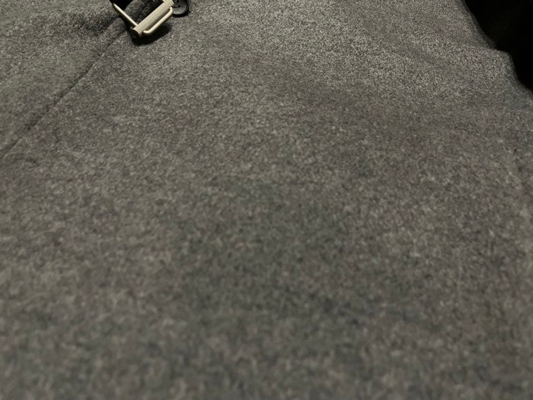 The RERACSウールカシミア チェスターコート グレー