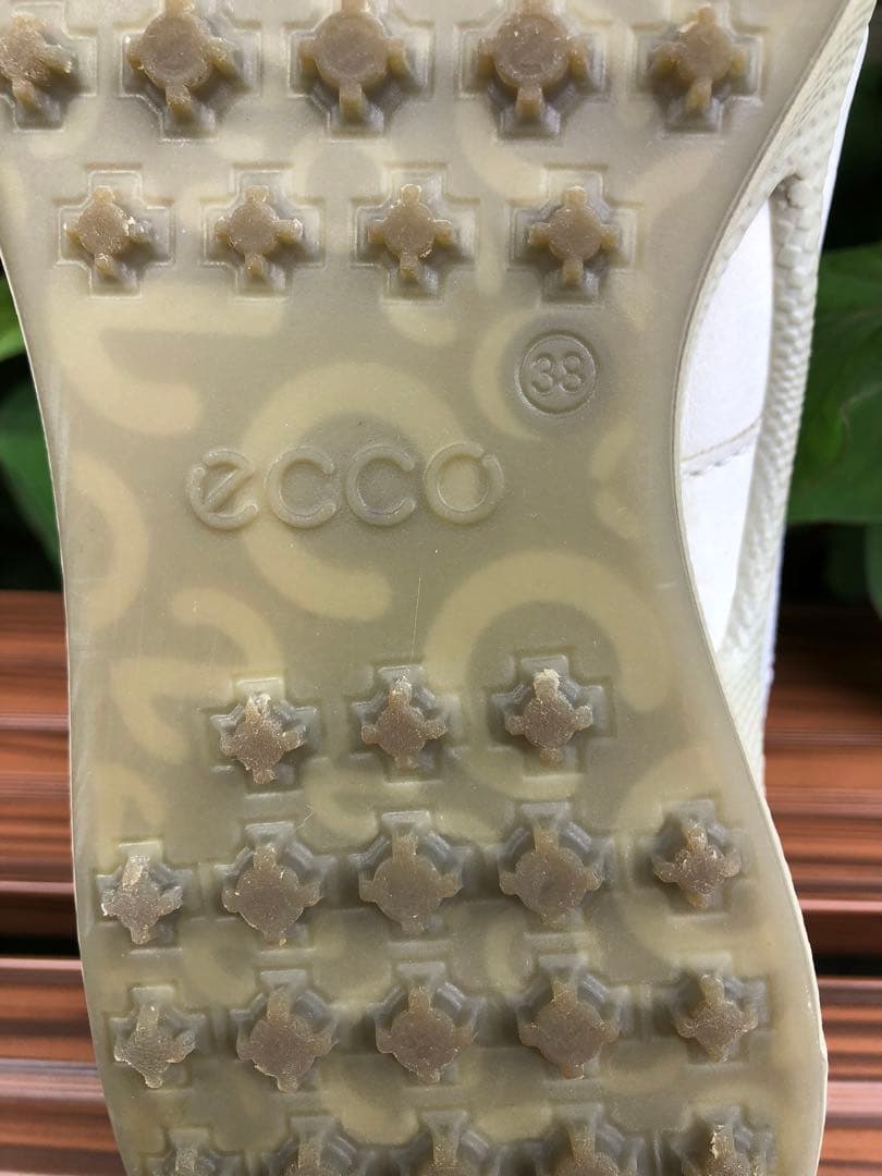 335番 美品ECCO バイオム ゴルフシューズ 38 24.0cmスパイクレス