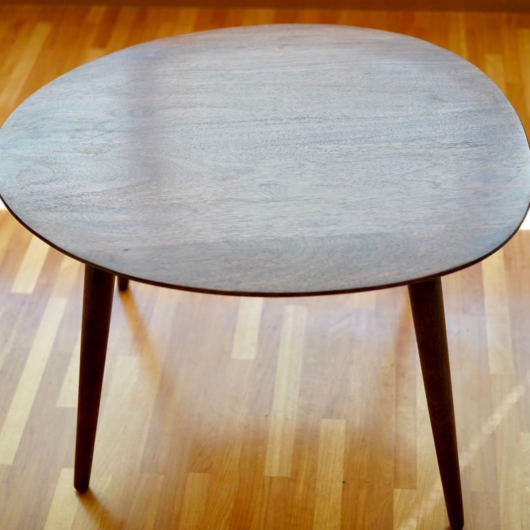 ZARA  ザラホーム ベベル ウッドテーブル 70 x 46 x 60