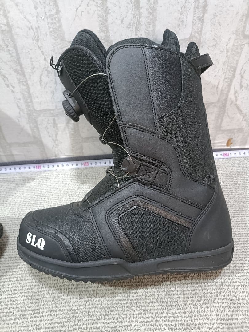 美品■25-25.5cm■SLQ スノーボードブーツ ブラック