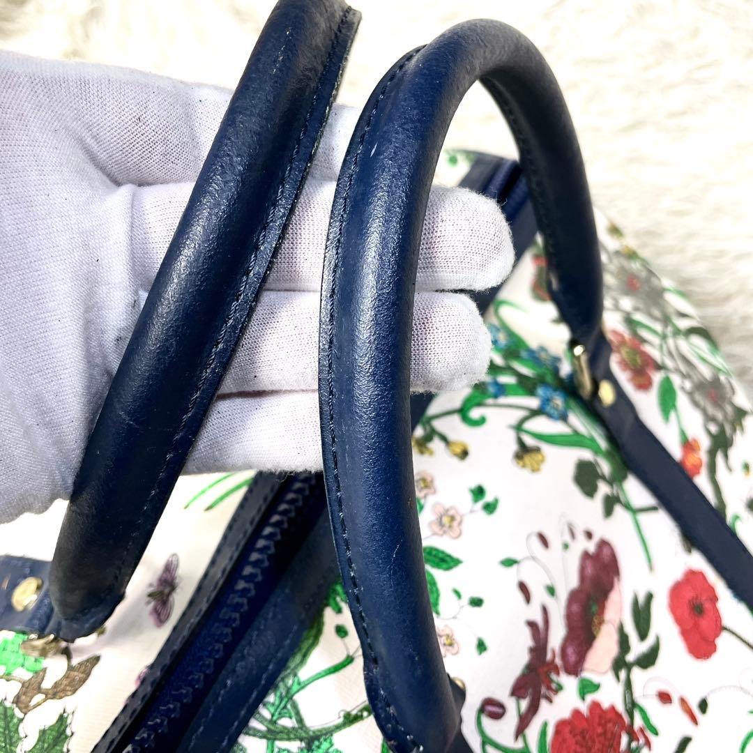 グッチ　GUCCI ボストンバッグ　花柄　大容量　レディース　ハンドバッグ