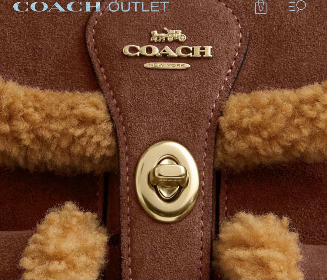 コーチ　ハドリーバックパック　ボア　リュック