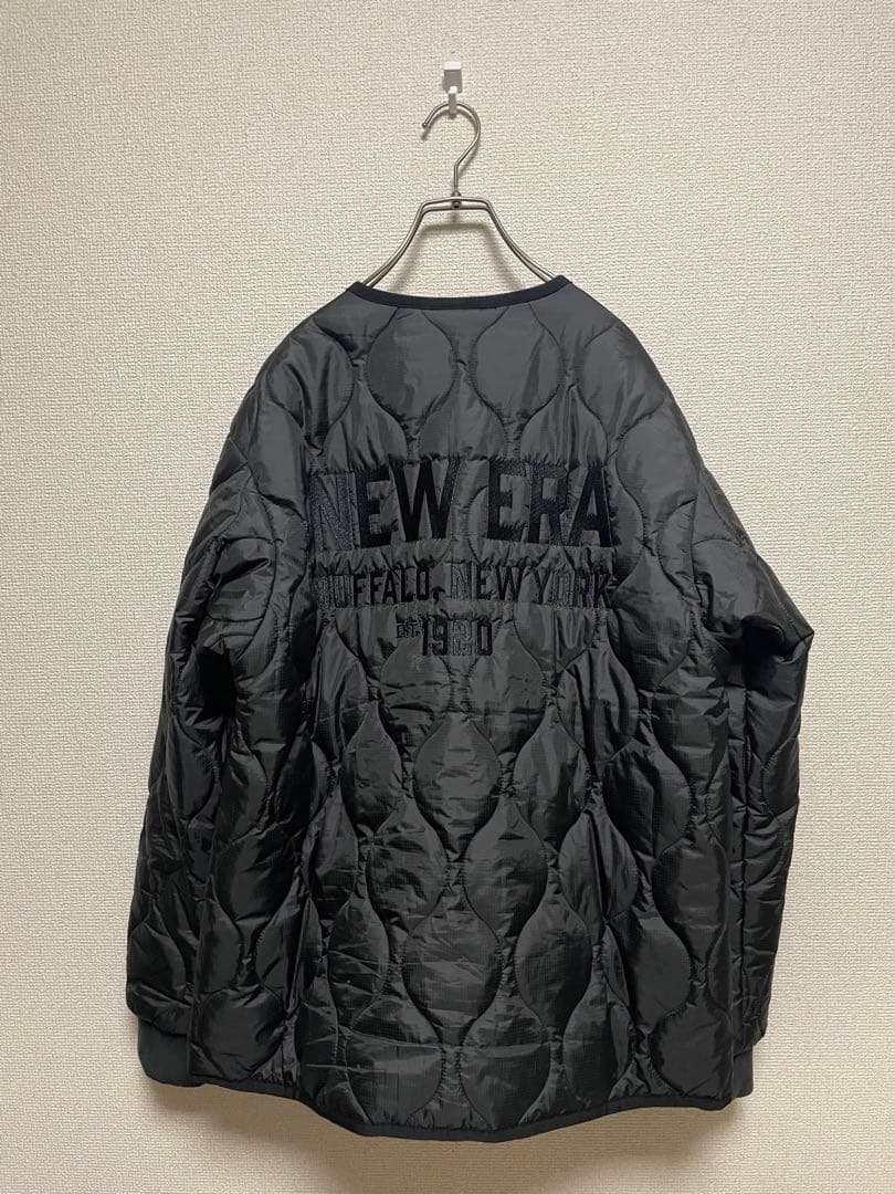 NEW ERA ニューエラ ゴルフ キルティングジャケット 黒 中綿ジャケット
