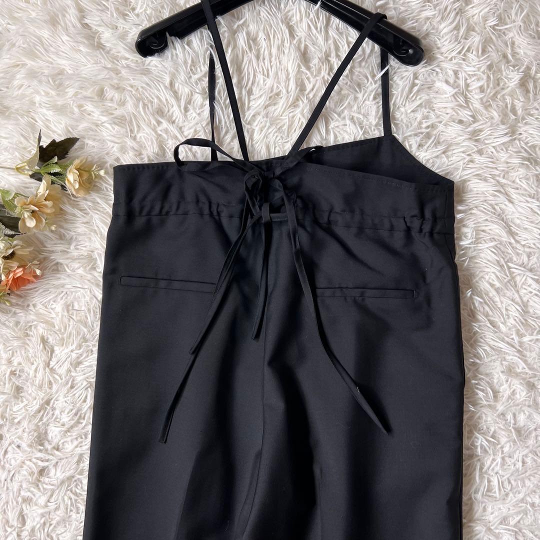 Drawer ドゥロワー ウール モヘア ドロス フレスコ サロペット 38