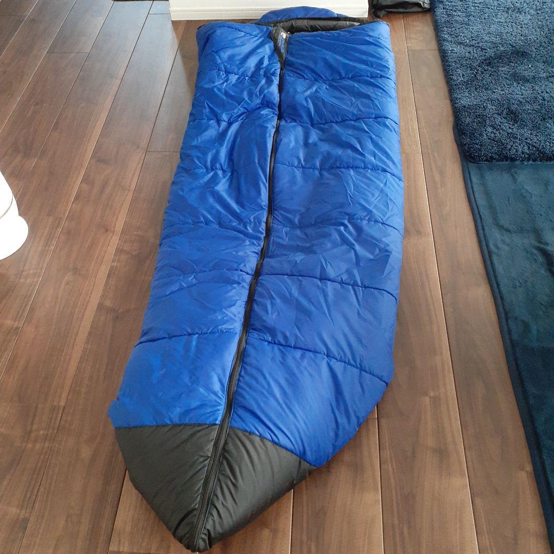 美品☆イスカ Tuck 1300 寝袋 青と黒
