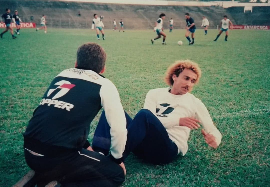 ミ*ル様 クラブ支給品　コリンチャンス1987実使用 ＆ クラブ公認ジャージ上下