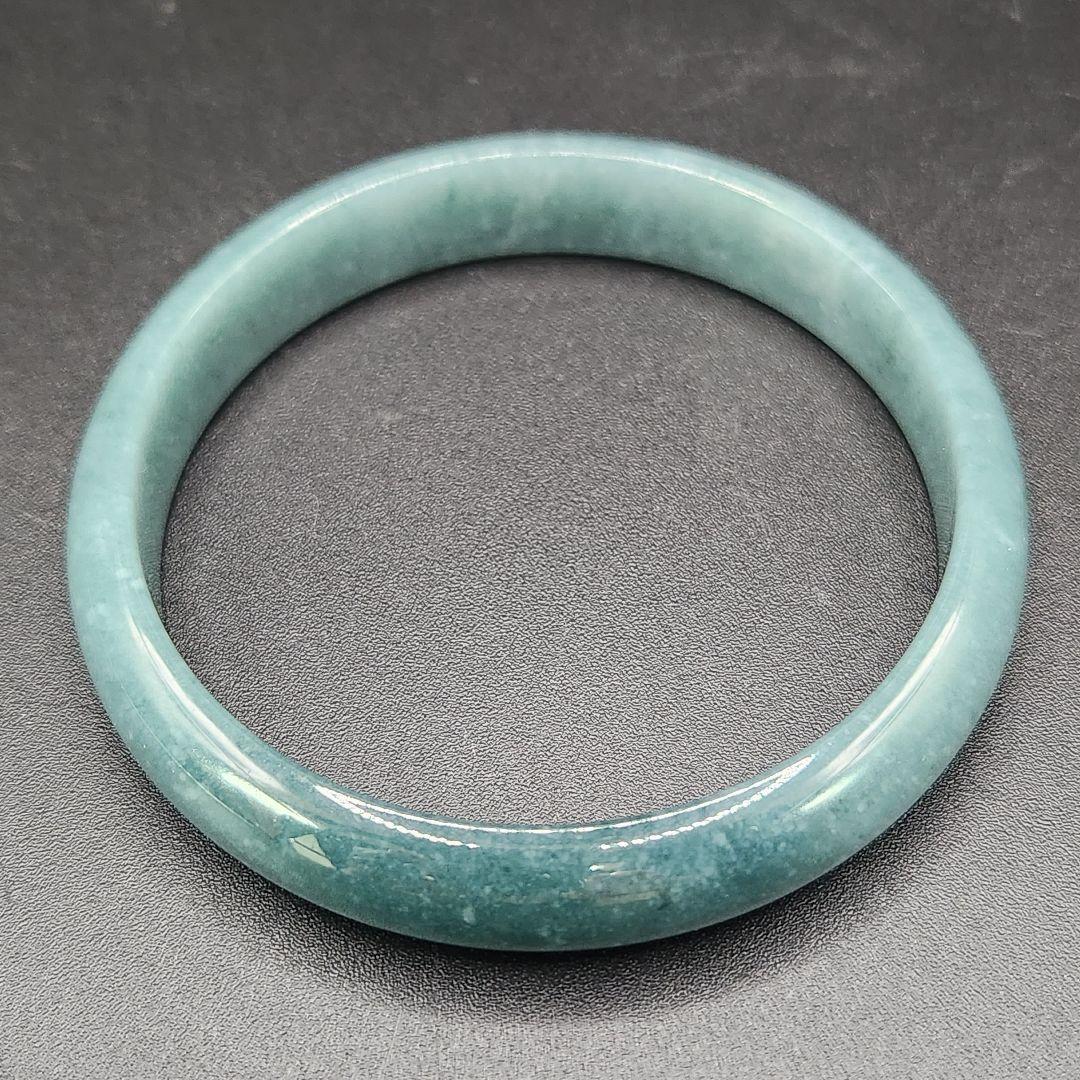 希少！【新品】天然グアテマラ産 青翡翠 バングル ★ お守り