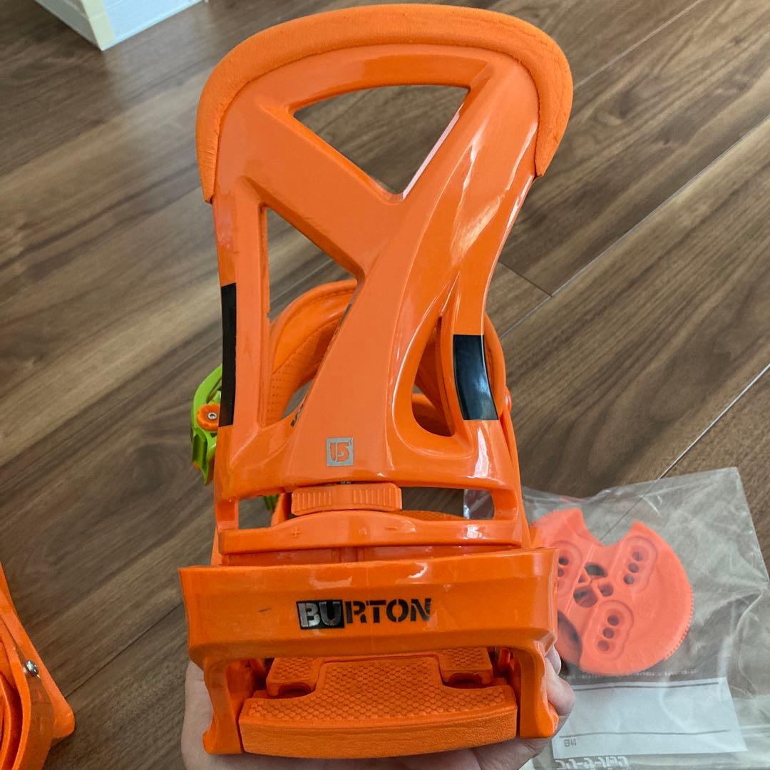 Burton スノーボード ビンディング オレンジ