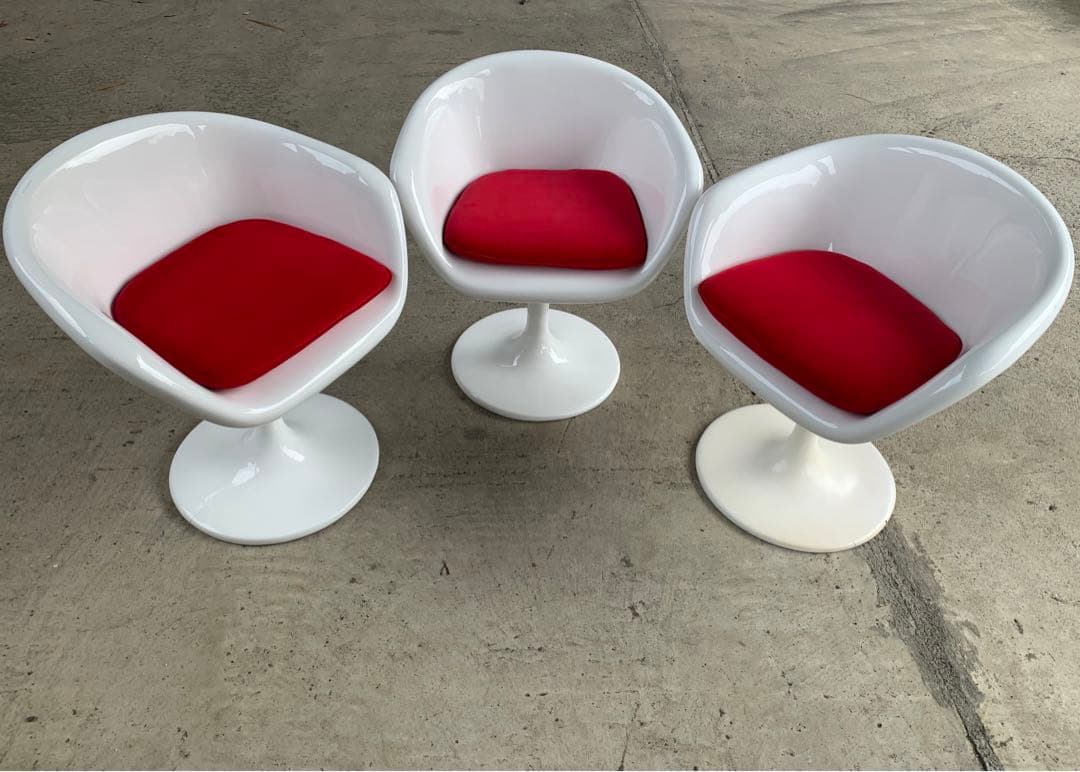 スペースエイジ チューリップ アーム チェア ミッドセンチュリー No.3