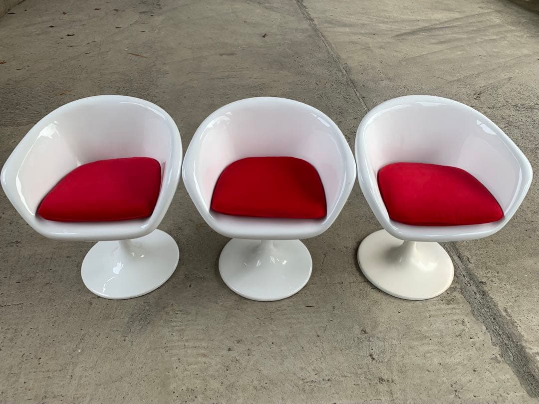 スペースエイジ チューリップ アーム チェア ミッドセンチュリー No.3