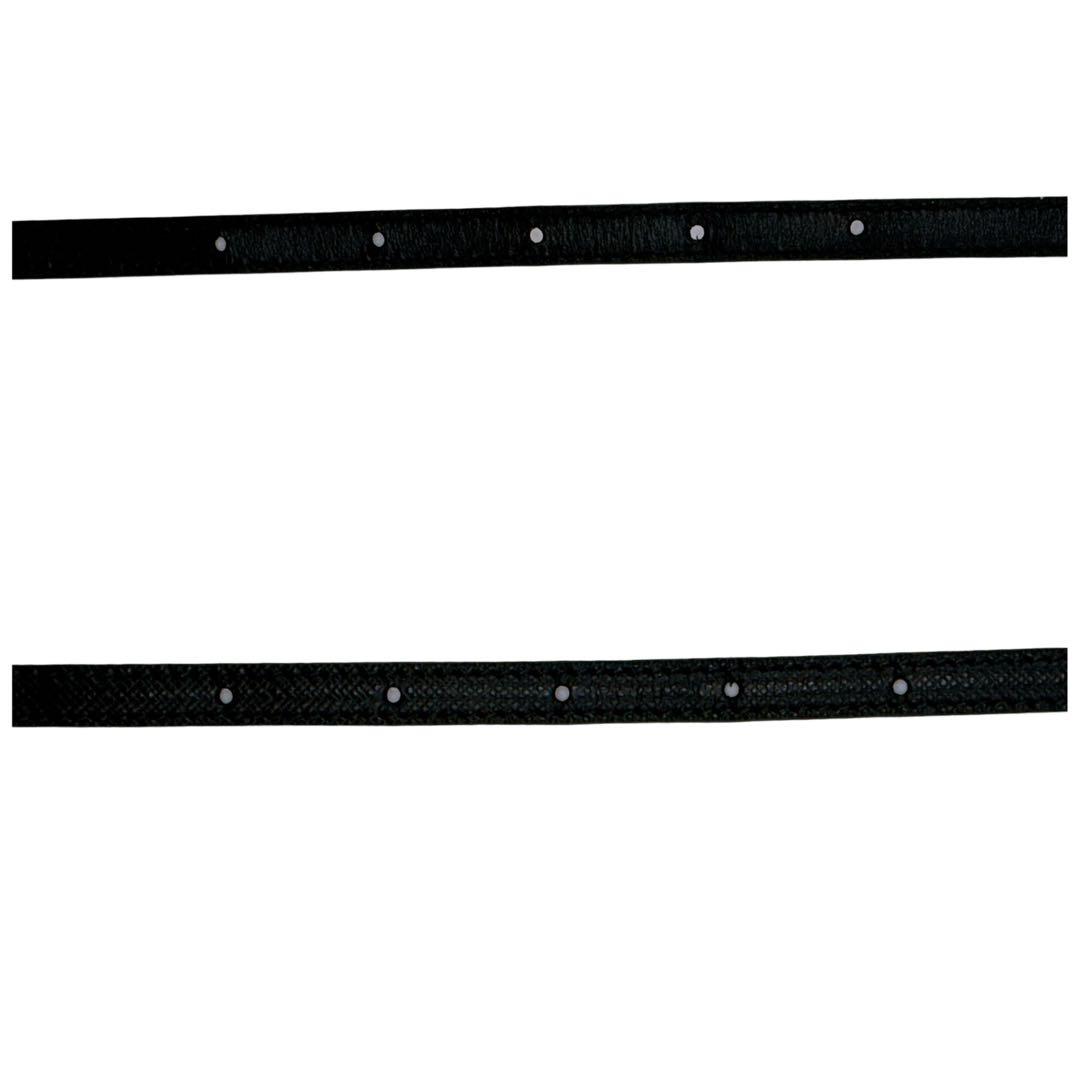 【新品】プラダ サフィアーノ レザー ゴールド金具 ベルト サイズ75 ブラック