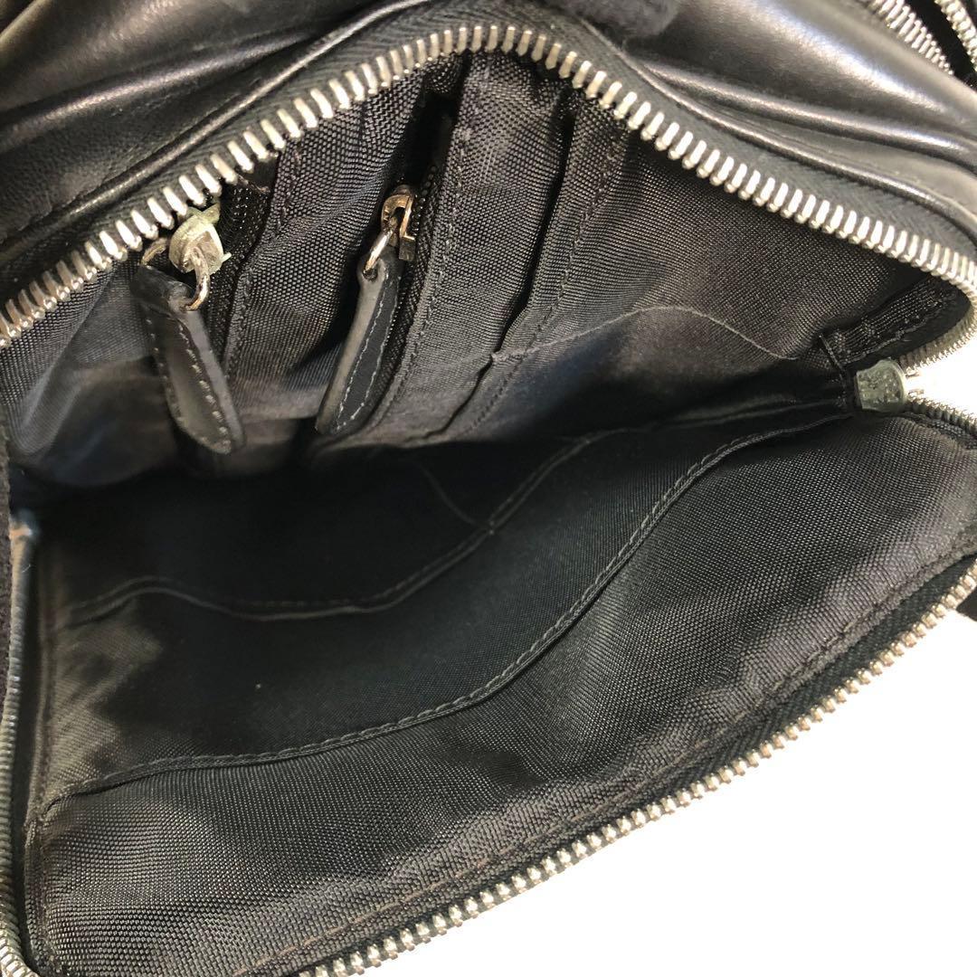 コーチ ショルダーバッグ サコッシュ 5434 グラブタンレザー ブラック