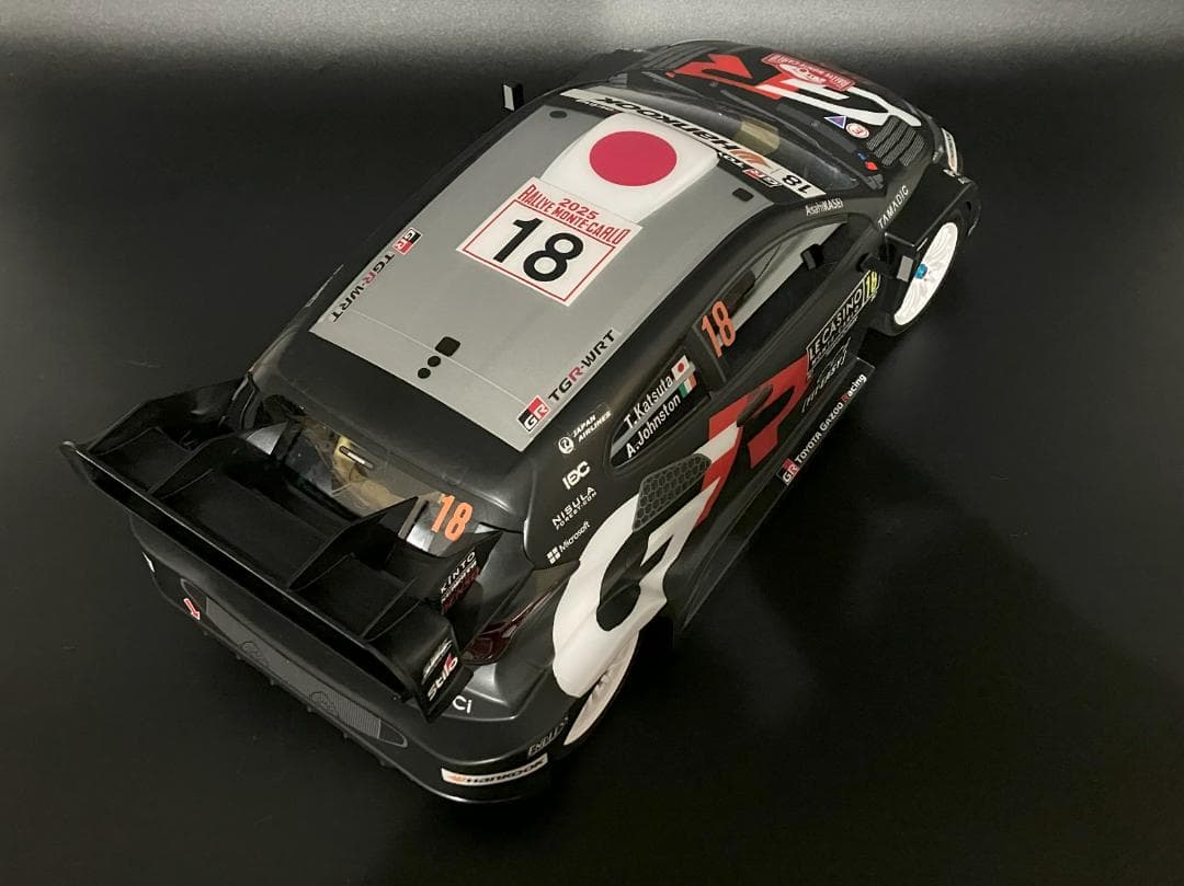 タミヤRCボディ ヤリス WRC2025 ラリーモンテカルロ 勝田選手 - メルカリ