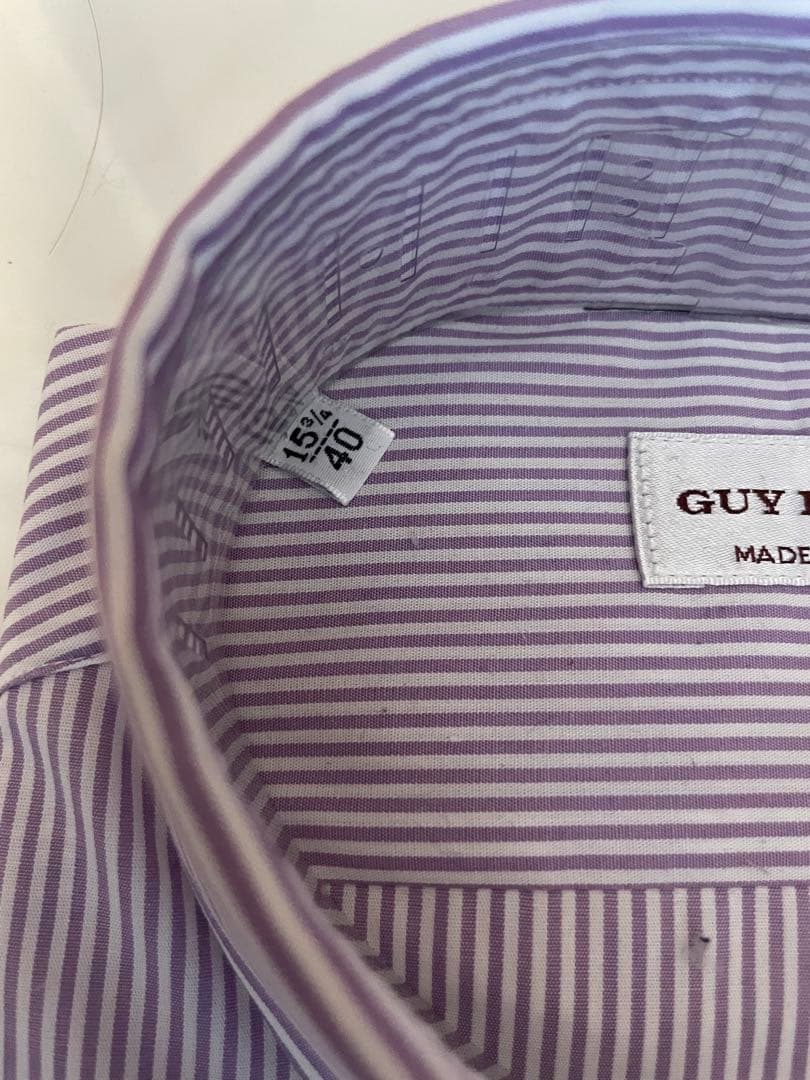 GUY ROVER ストライプビジネスシャツ 15/40