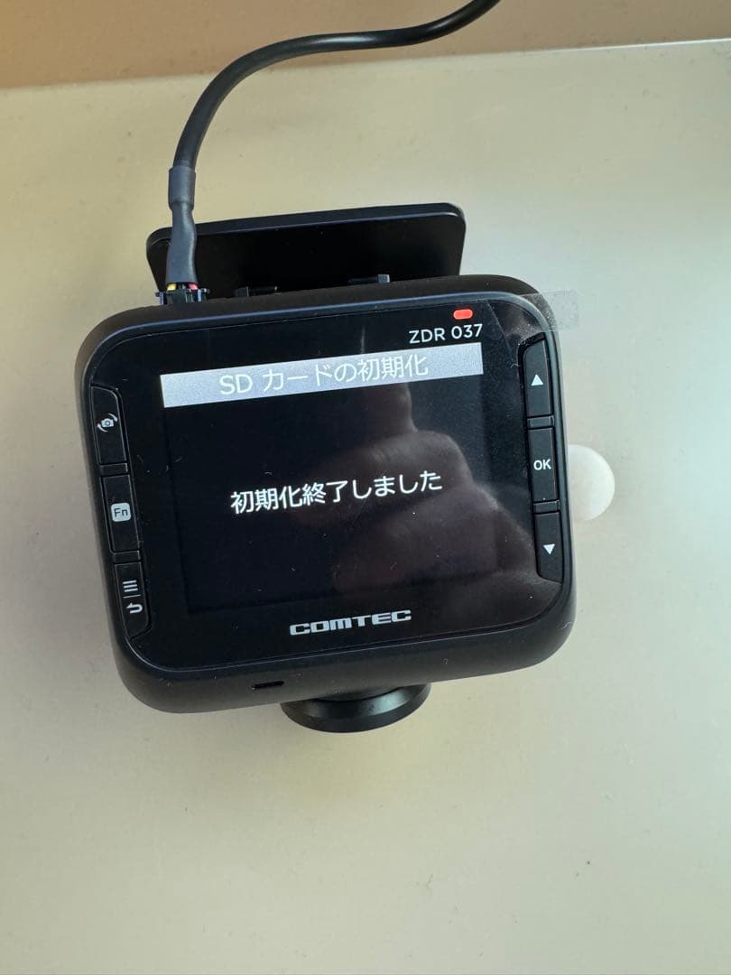 ⭐︎動作保証⭐︎ZDR037 コムテック360度前後ドラレコ リアカメラ