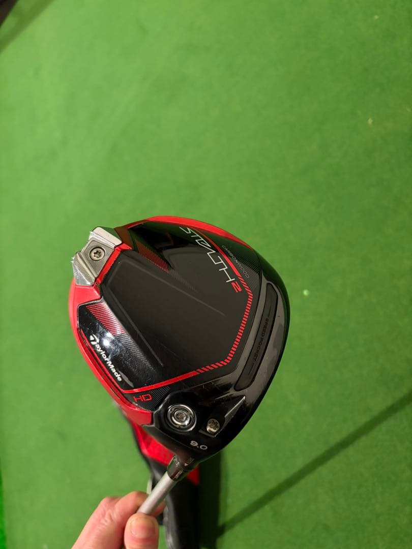 ステルス2HDドライバー シャフトアッタスキング6X ヘッドカバー付き