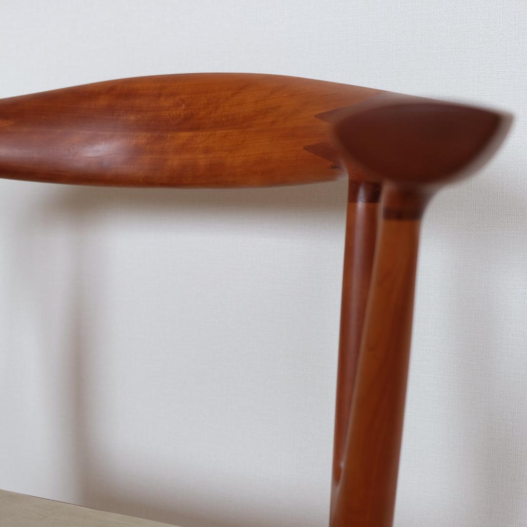 SPS隊長様 【美品｜メンテ済み】Vチェア　家具蔵（KAGURA）　チェリー材①