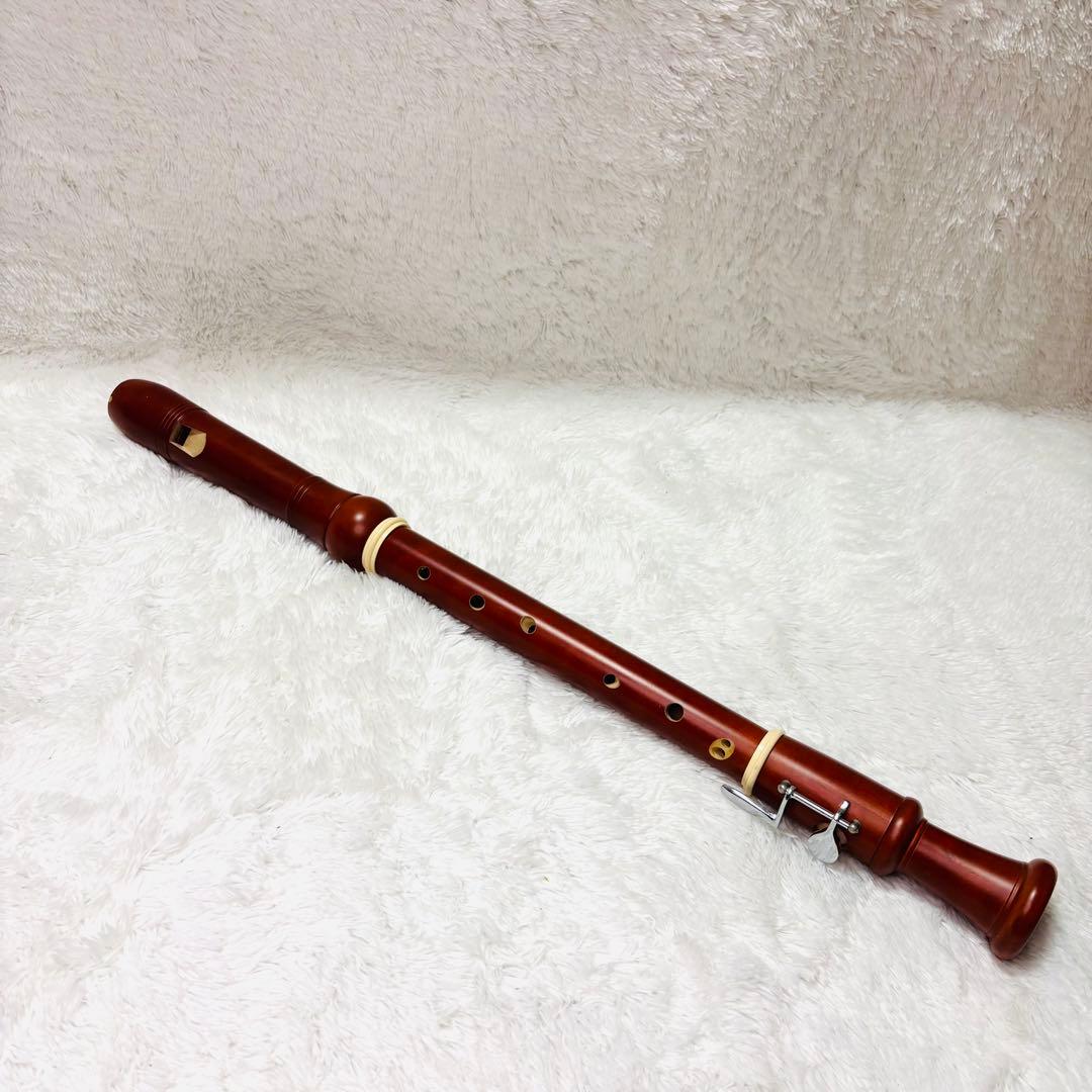 ゼンオン テナーリコーダー 木製 2300B ケース付 音出し確認済み 全音