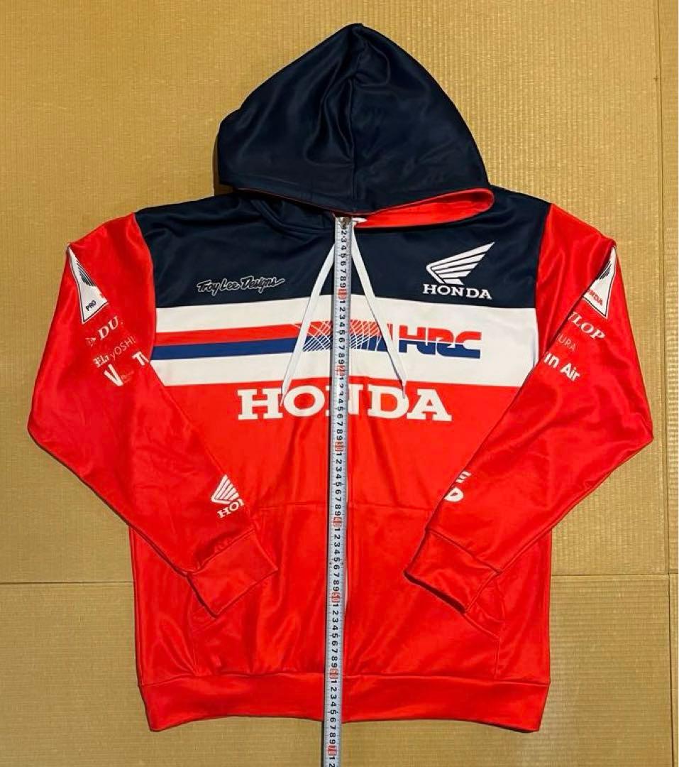 HONDA HRC ホンダ レーシングジャケット ジップアップ パーカー XL