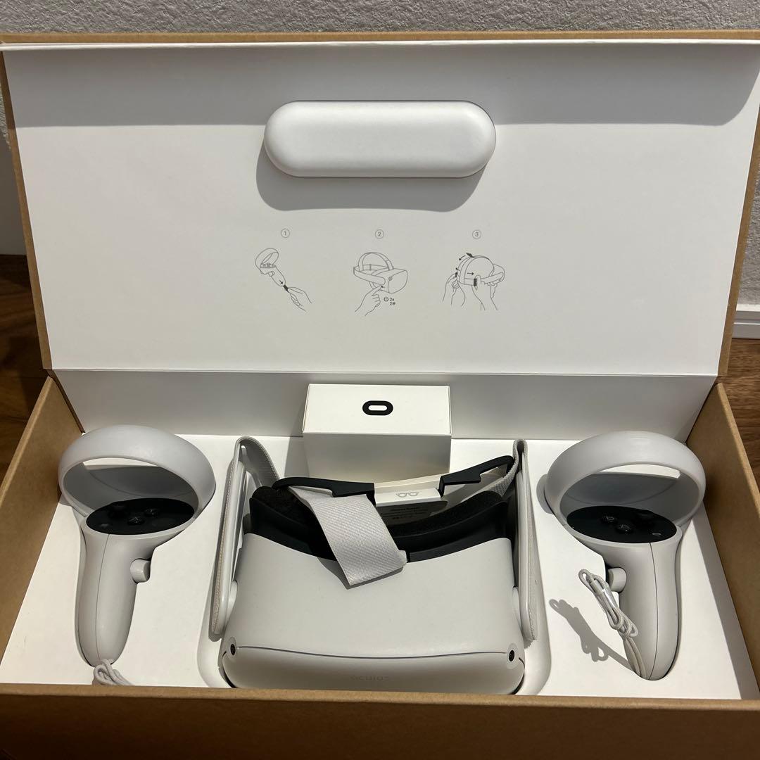  Quest 2 ライトグレー VRゴーグル VRヘッドセット 2…
