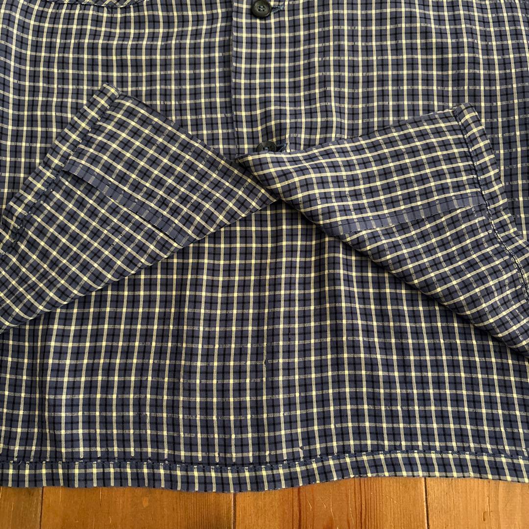 【50sビンテージ】Campus レーヨンシャツ シャドー 織柄 L ロカビリー