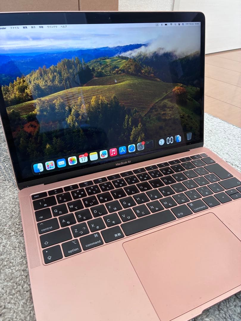 2020年　MacBook Air ローズゴールド 充電器付き