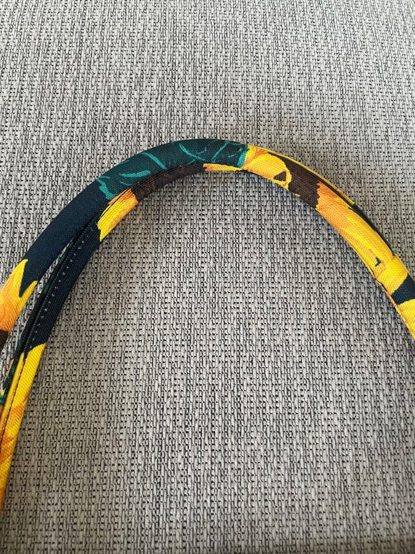 極美品【パーリーゲイツPEARLY GATES】ひまわり ロッカーバッグnavy