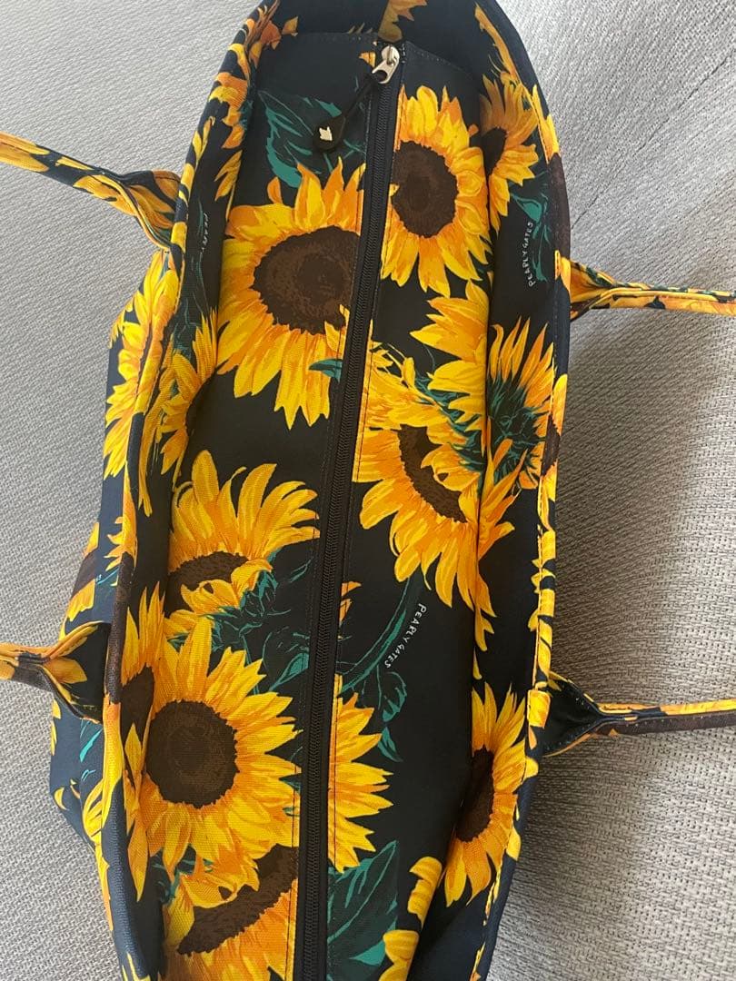 極美品【パーリーゲイツPEARLY GATES】ひまわり ロッカーバッグnavy