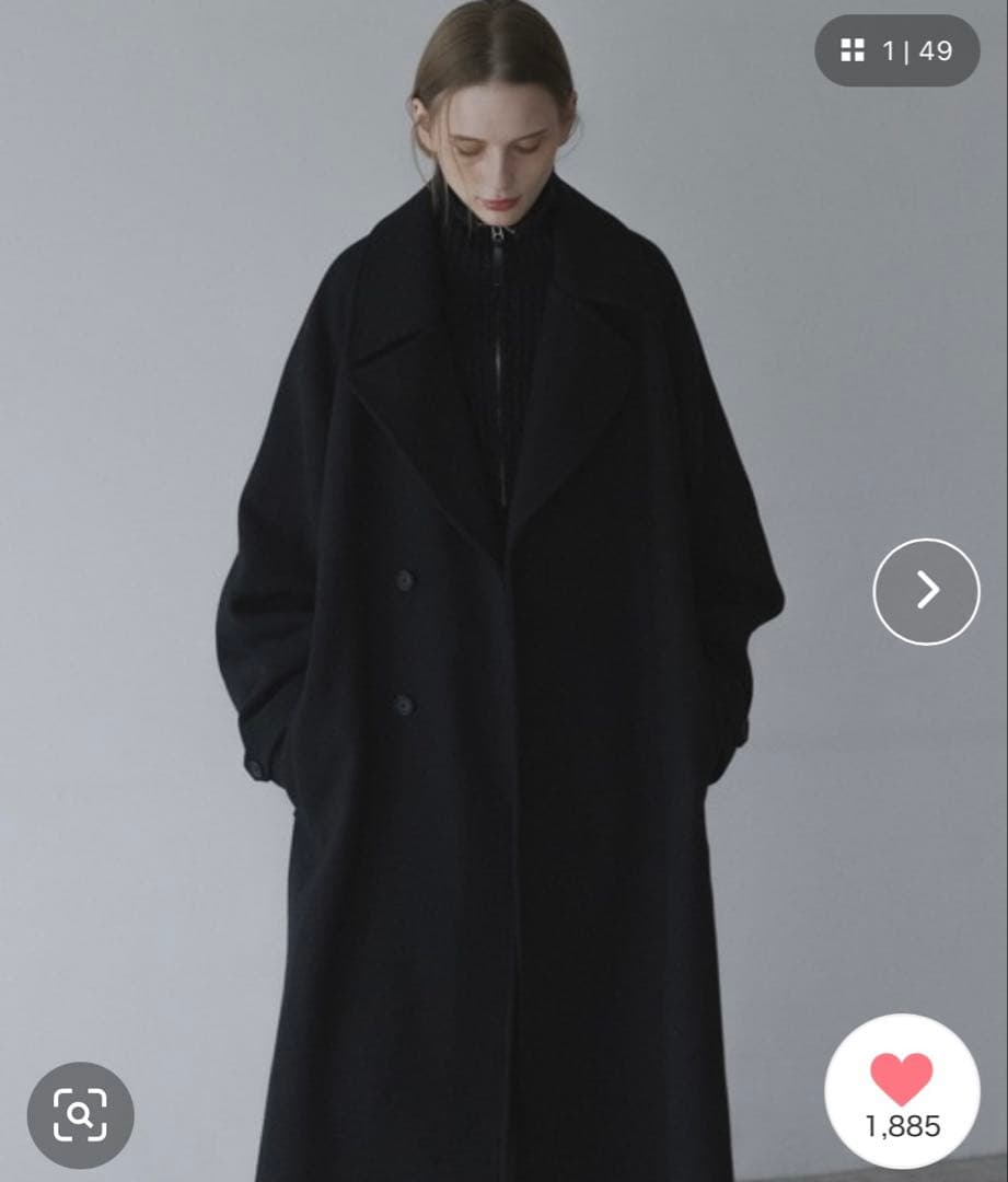 【新品・未使用品】remer/ウールオーバーサイズロングコート