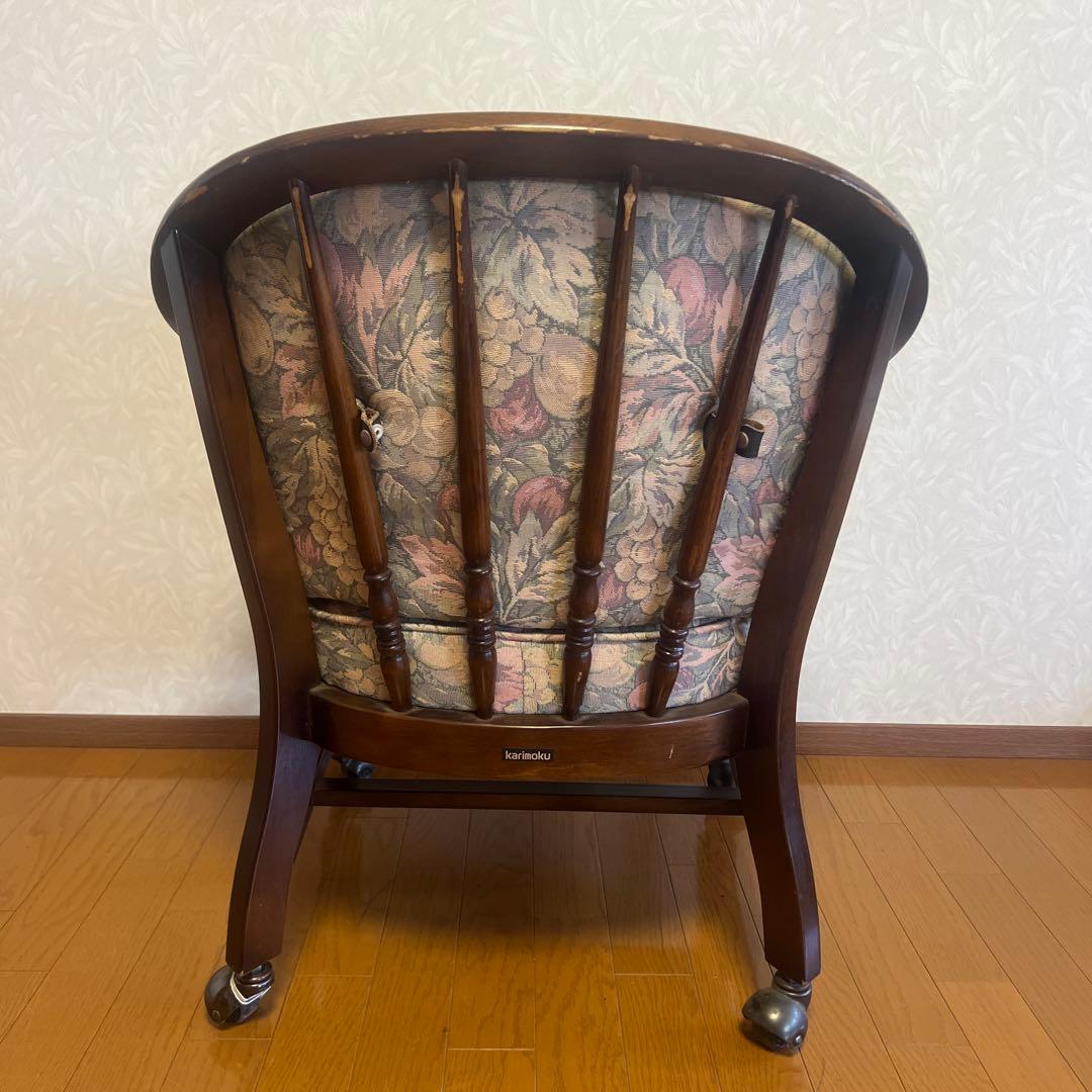 karimoku カリモク コロニアル オールド アームチェア 椅子 1人掛け②