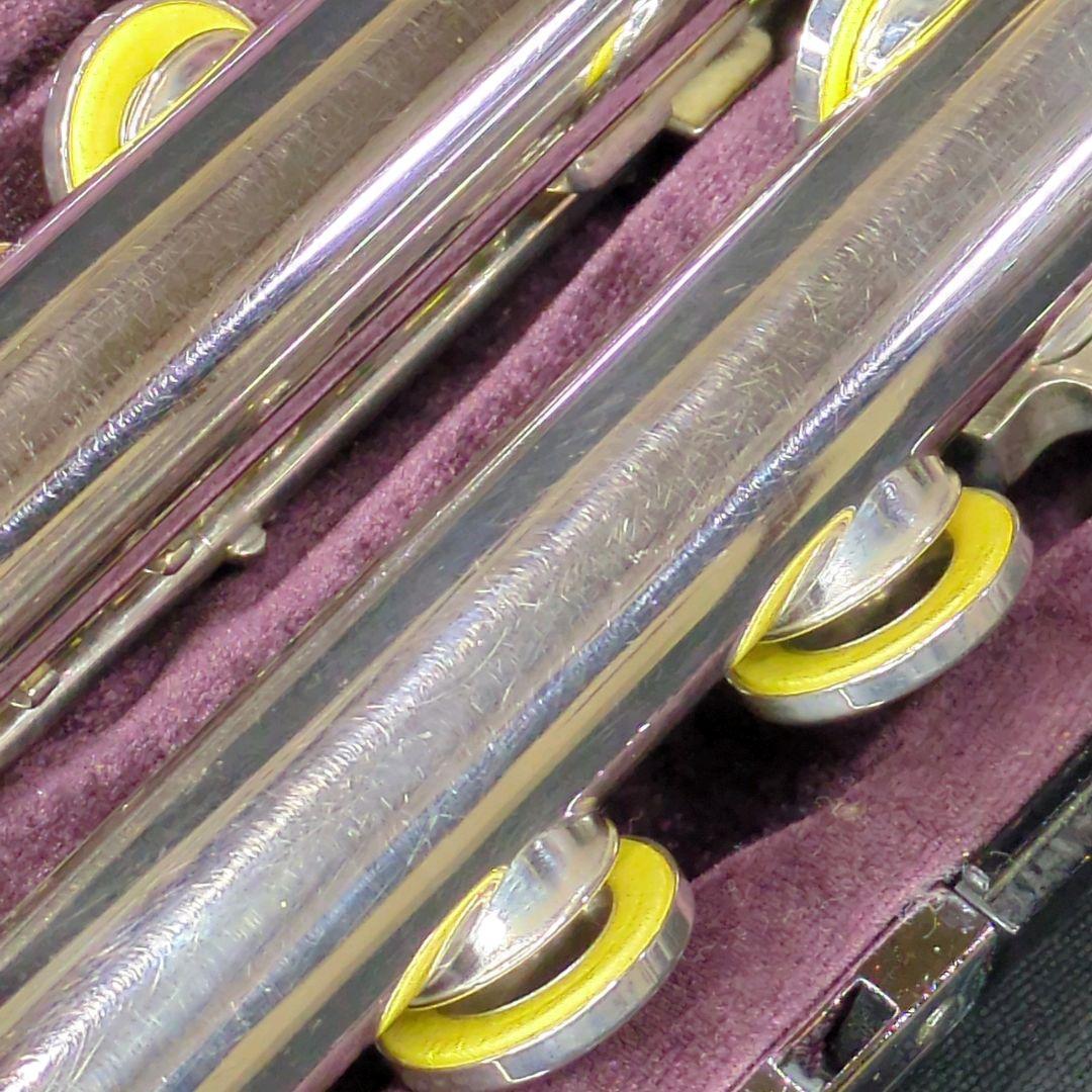 フルート　調整済　ヤマハ　YFL311（頭部管は銀製、Eメカ.銀メッキ仕上げ）