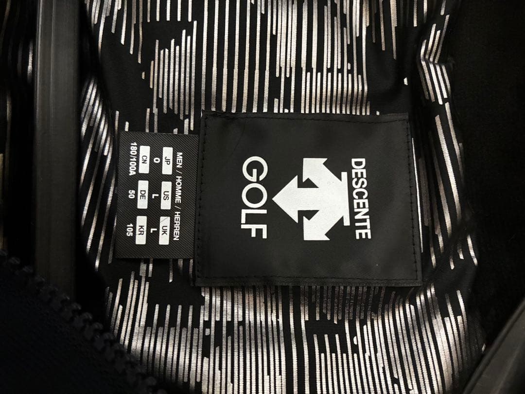 美品・DESCENTE GOLF ネイビー ダウンジャケット