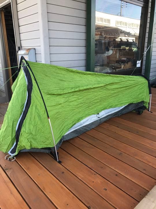 ソロキャンプ　一人用テント　数回使用　自宅保管