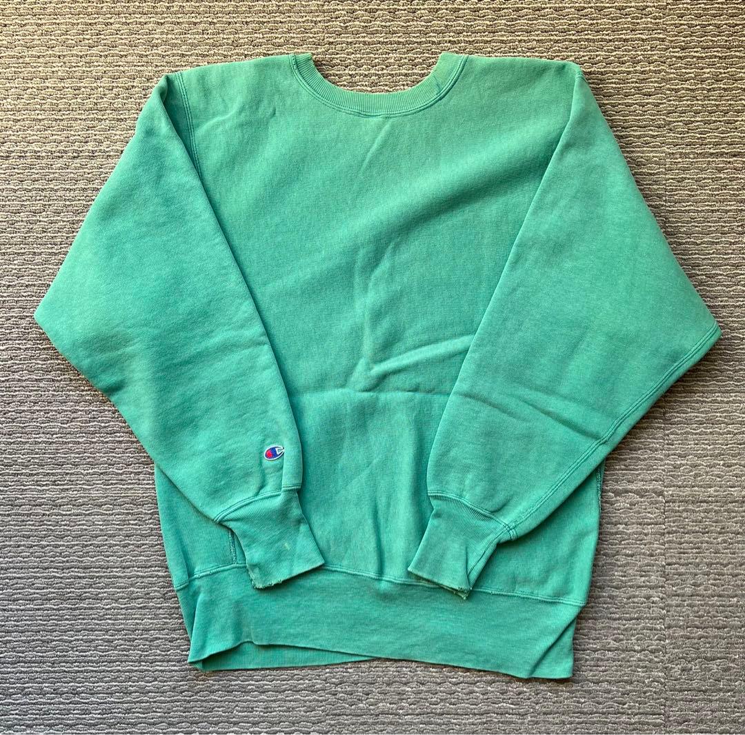 トップス 90s Champion Reverse Weave green