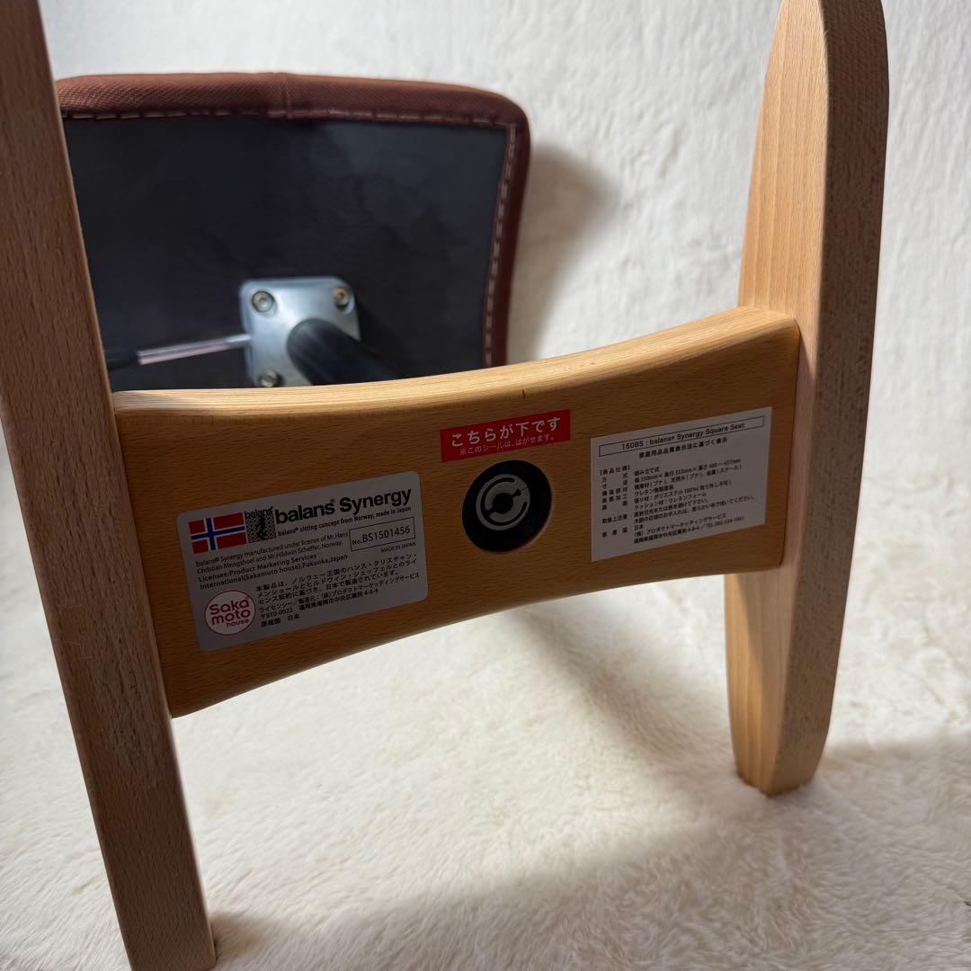 Balans Synergy バランスシナジー ブラウン　カバー付 北欧 腰痛