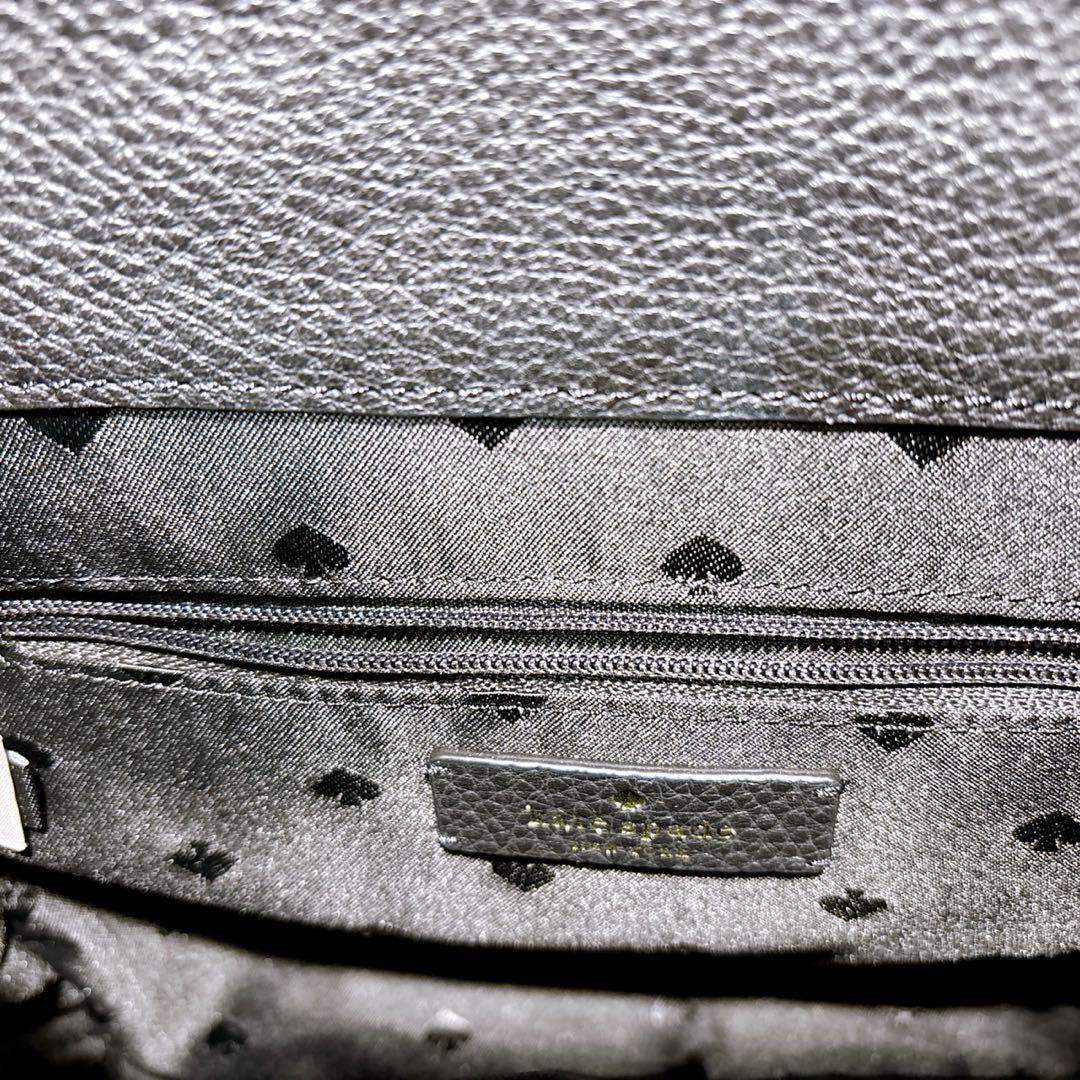 【美品】ケイトスペードニューヨーク リュック バックパック レザー ツイード