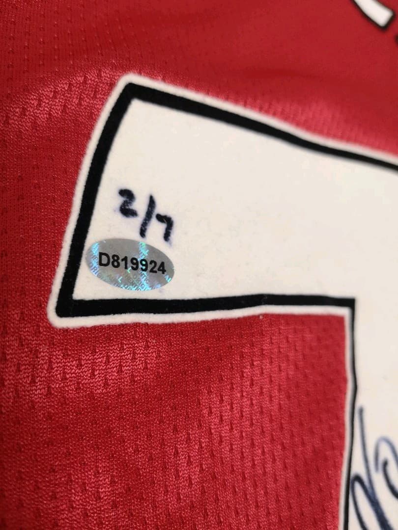 07/08　ロナウド　直筆サイン　ユニフォーム　マンチェスターユナイテッド