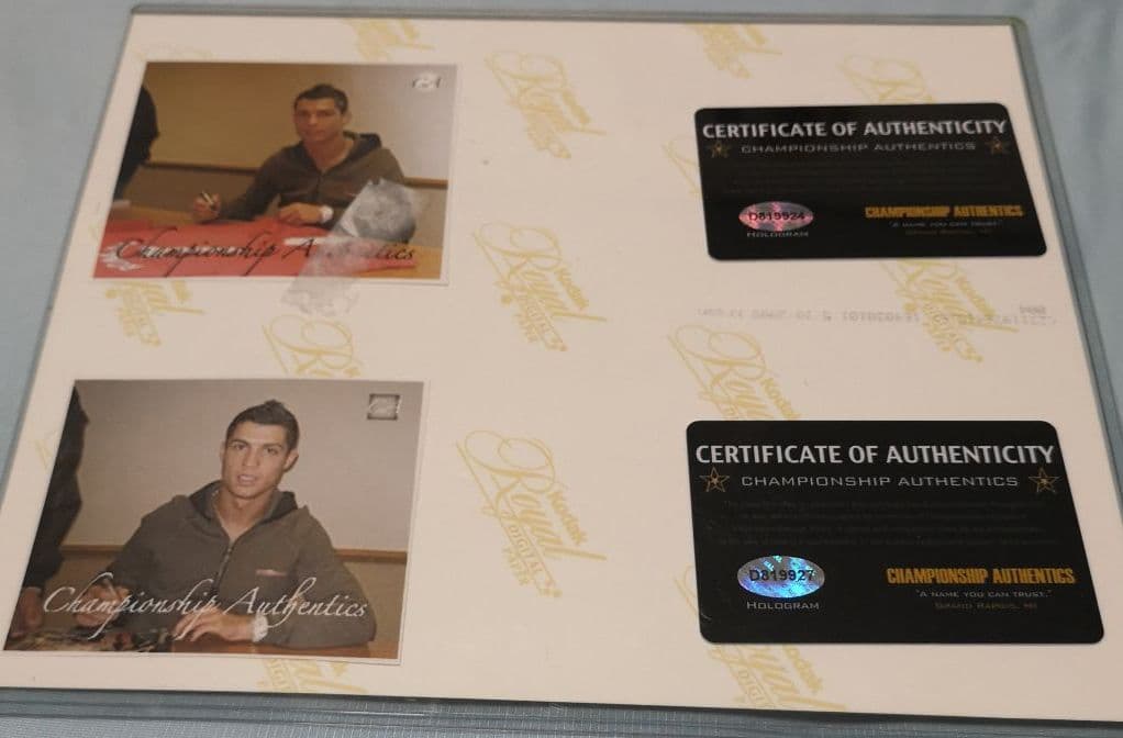 07/08　ロナウド　直筆サイン　ユニフォーム　マンチェスターユナイテッド