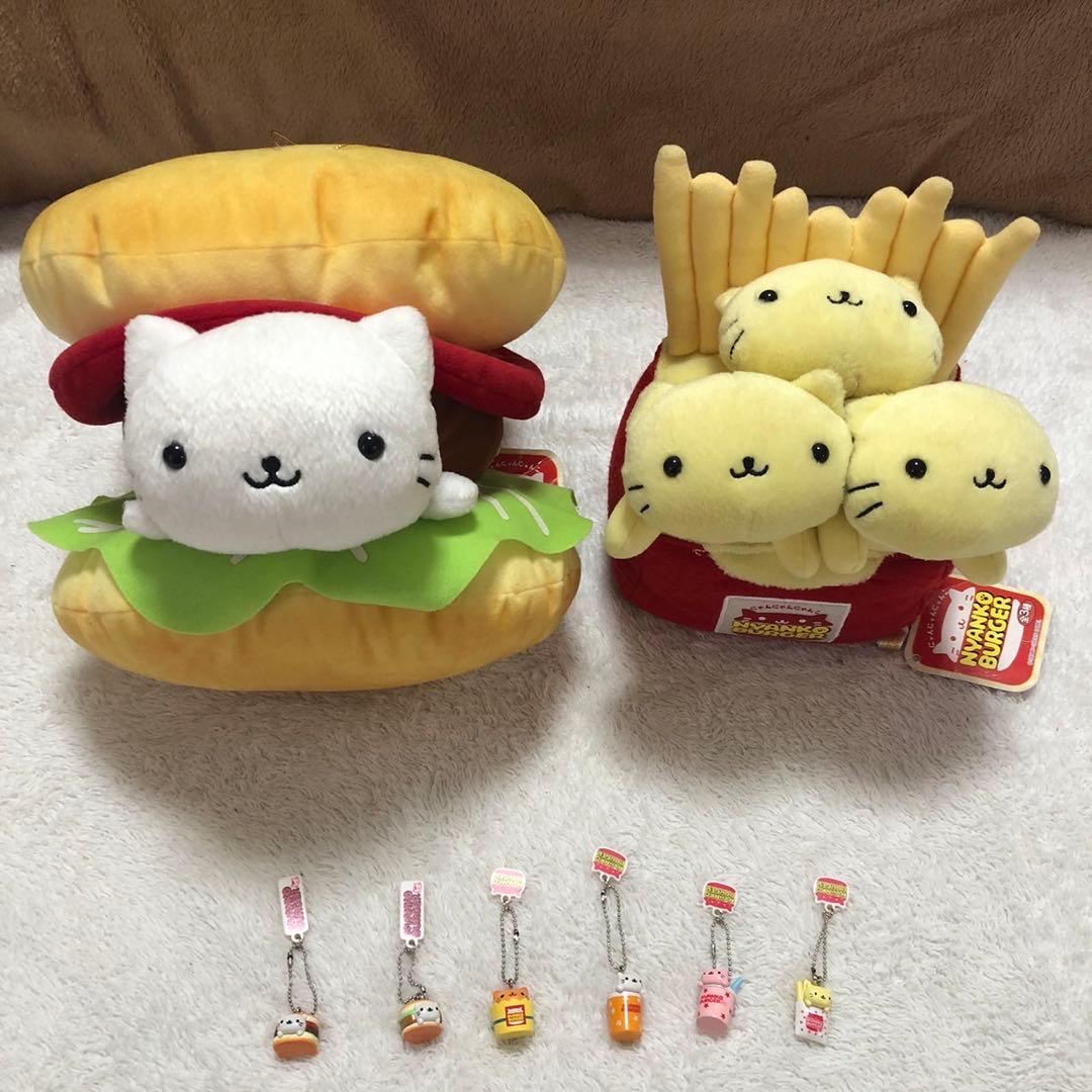 にゃんこバーガー にゃんこポテト NYANKO BURGER 8点セット - メルカリ