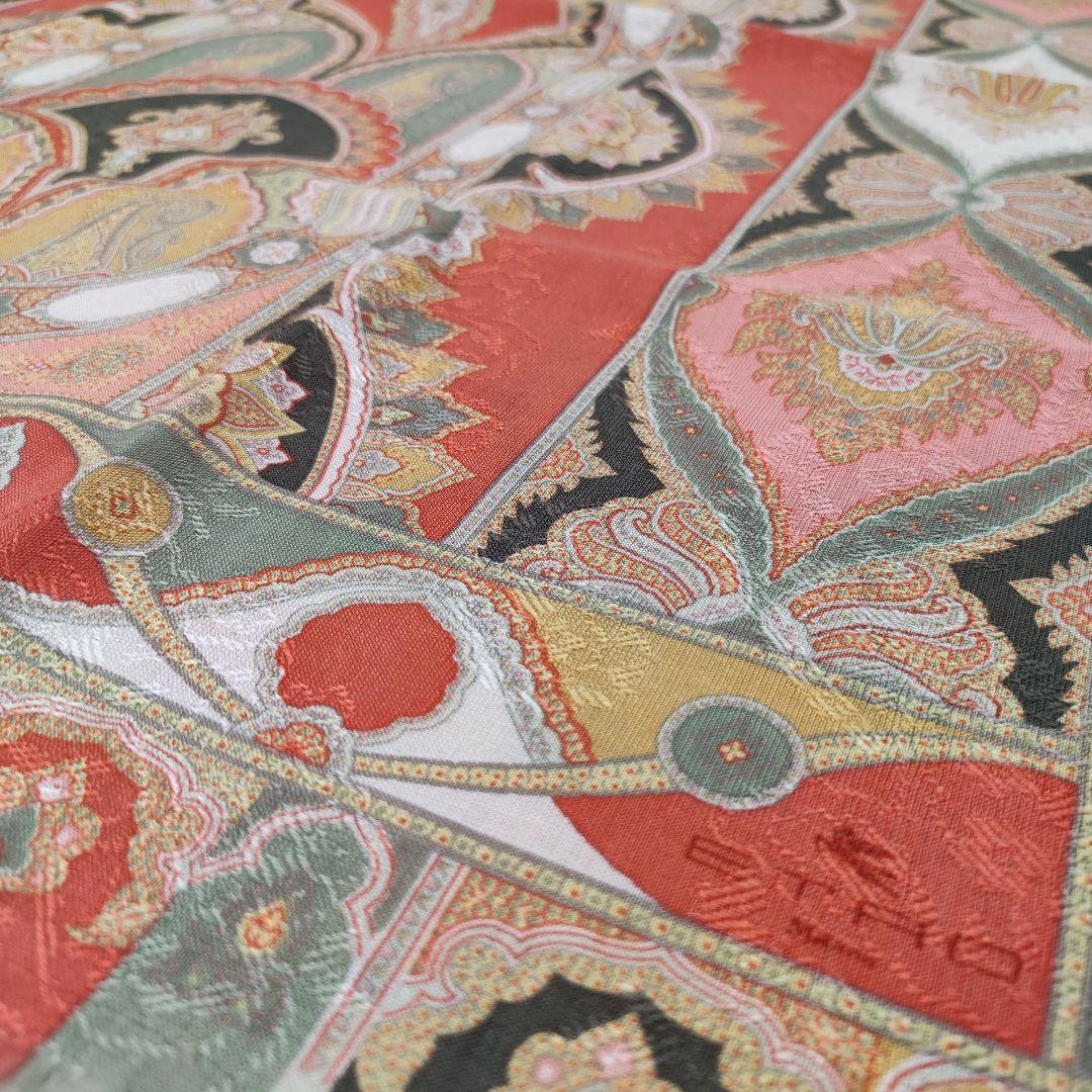 極美品　ETRO　ストール　ショール　ウール／シルク　ITALY　オリエンタル柄