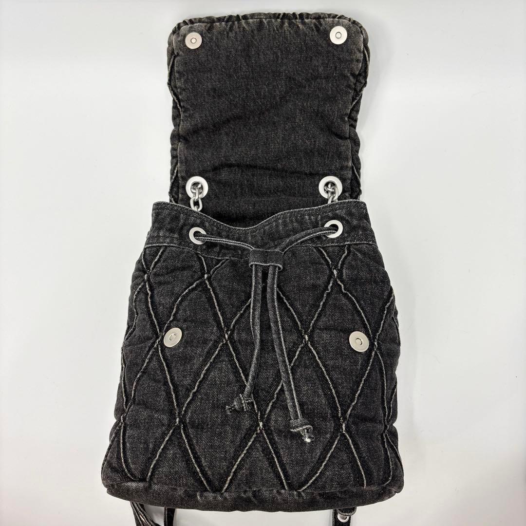 【最終底値】DIESEL リュック バックパック デニム キルティング チャーム