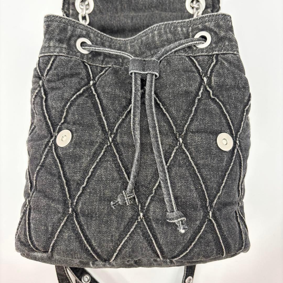 【最終底値】DIESEL リュック バックパック デニム キルティング チャーム