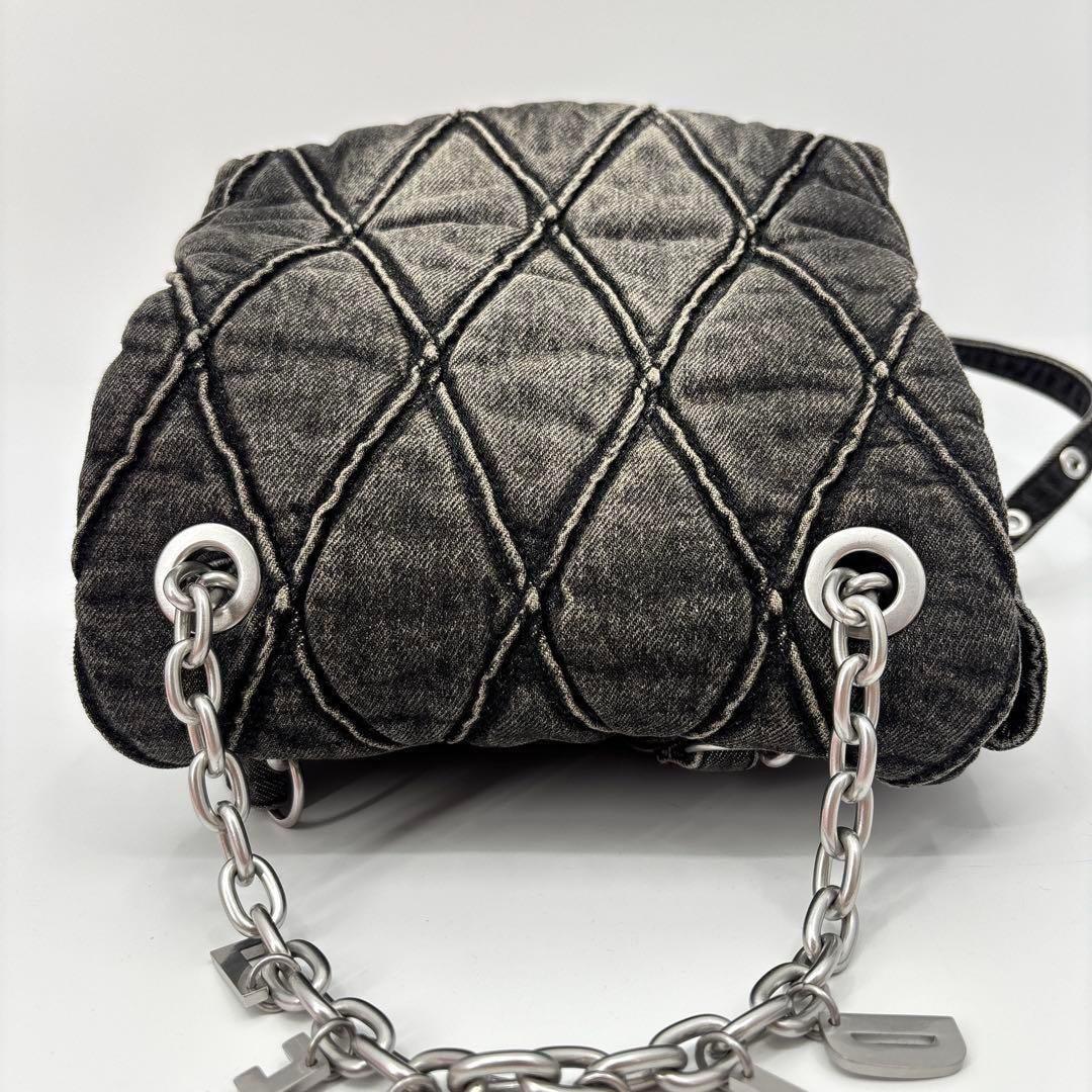【最終底値】DIESEL リュック バックパック デニム キルティング チャーム