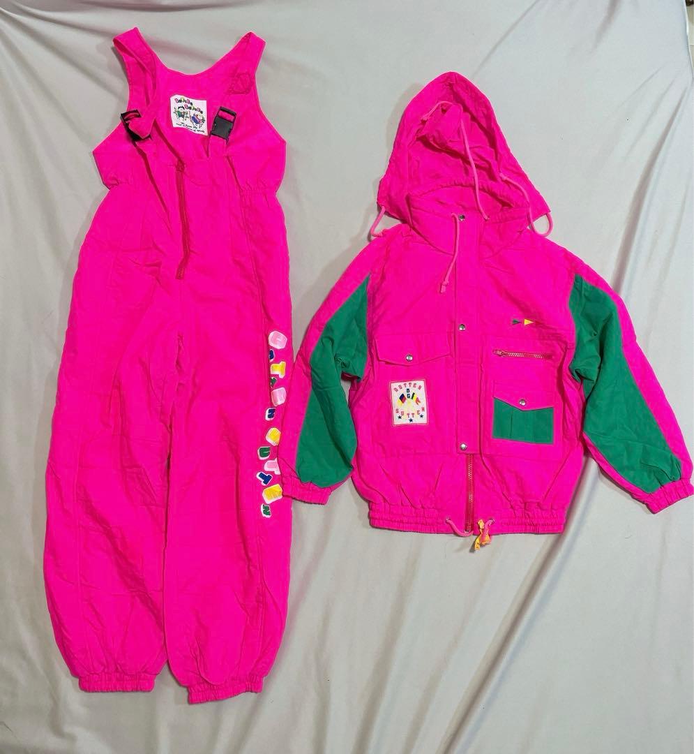 レトロ vintage ネオンカラー スキーウェア 蛍光 - メルカリ