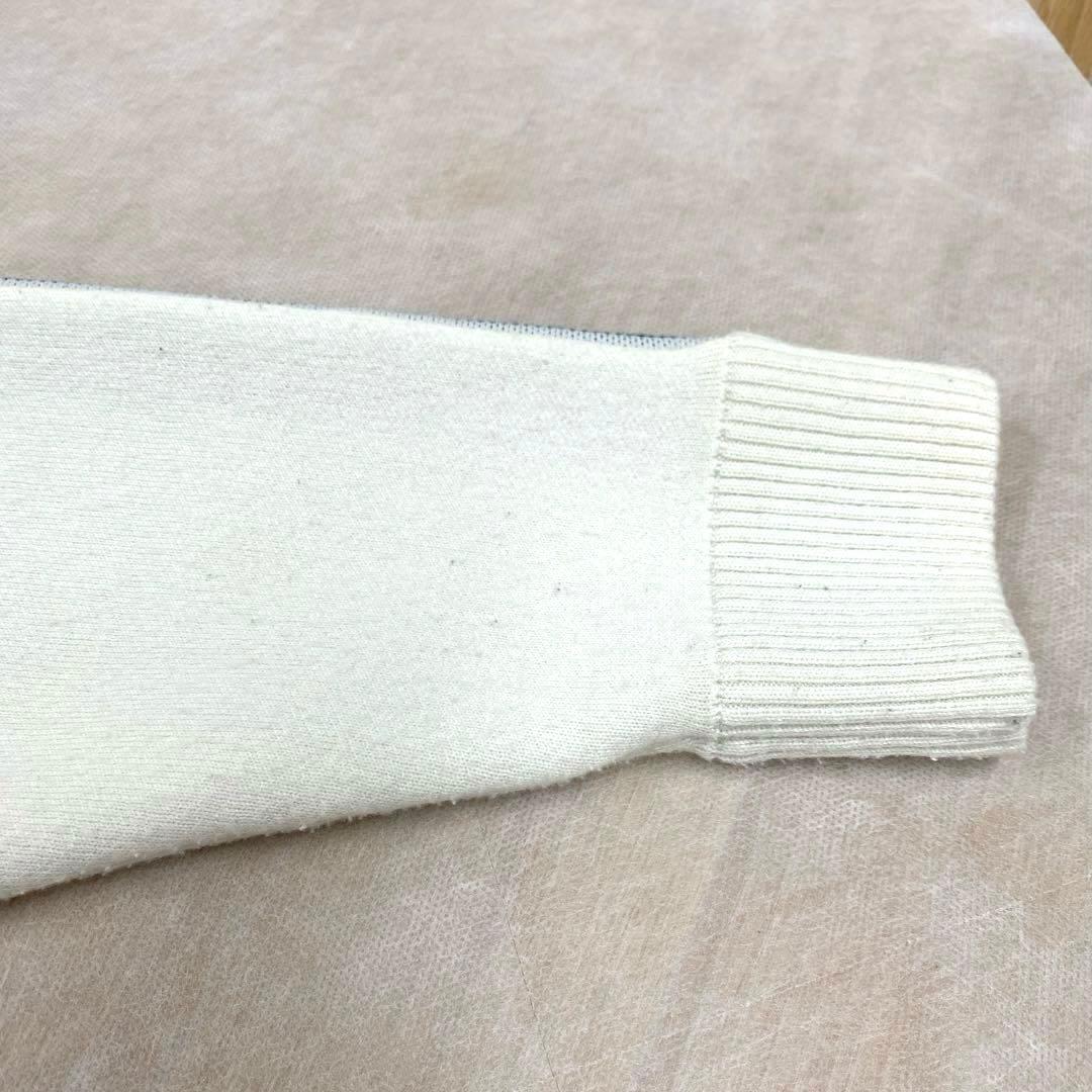 BEAMS GOLF ハーフジップニット オフホワイト