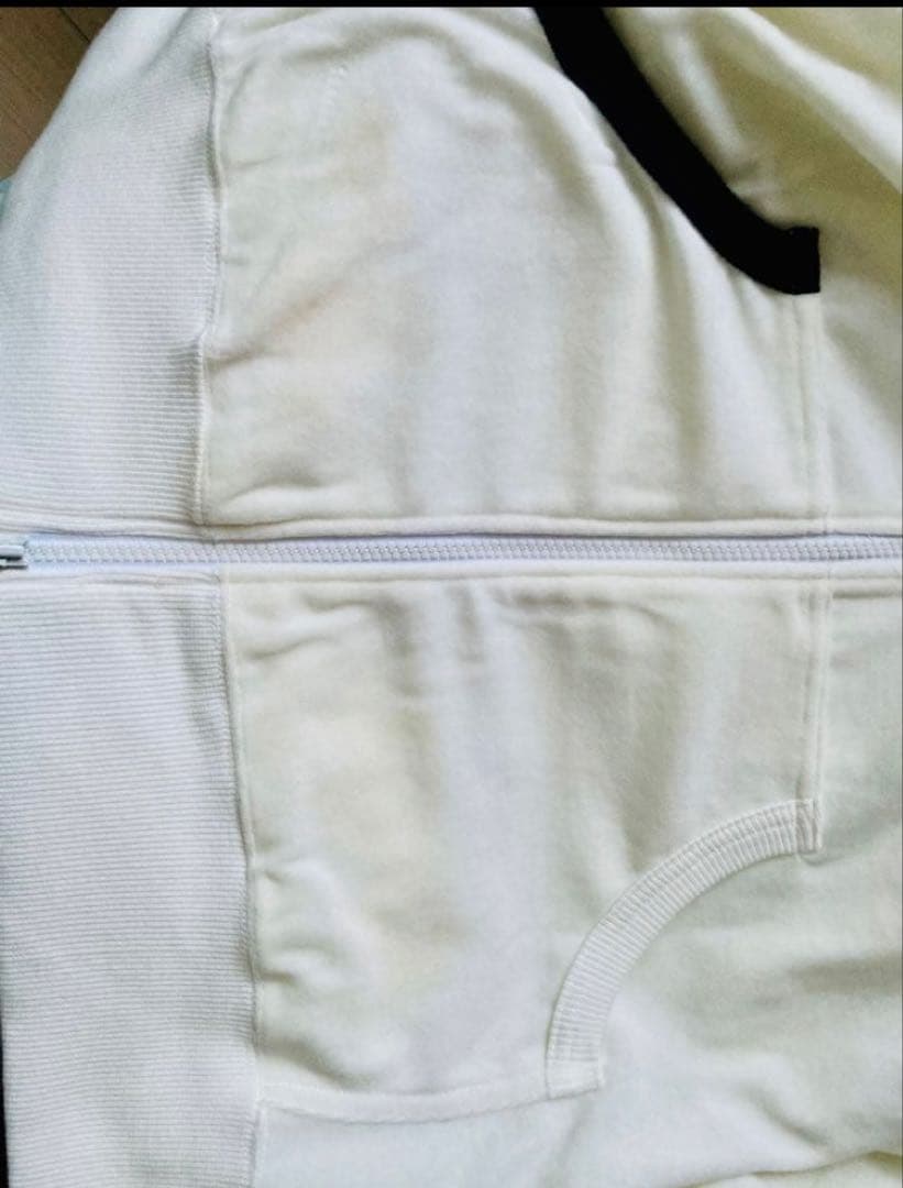 【24KARATS】2007年初期 ベロア素材セットアップ　ホワイトLサイズ