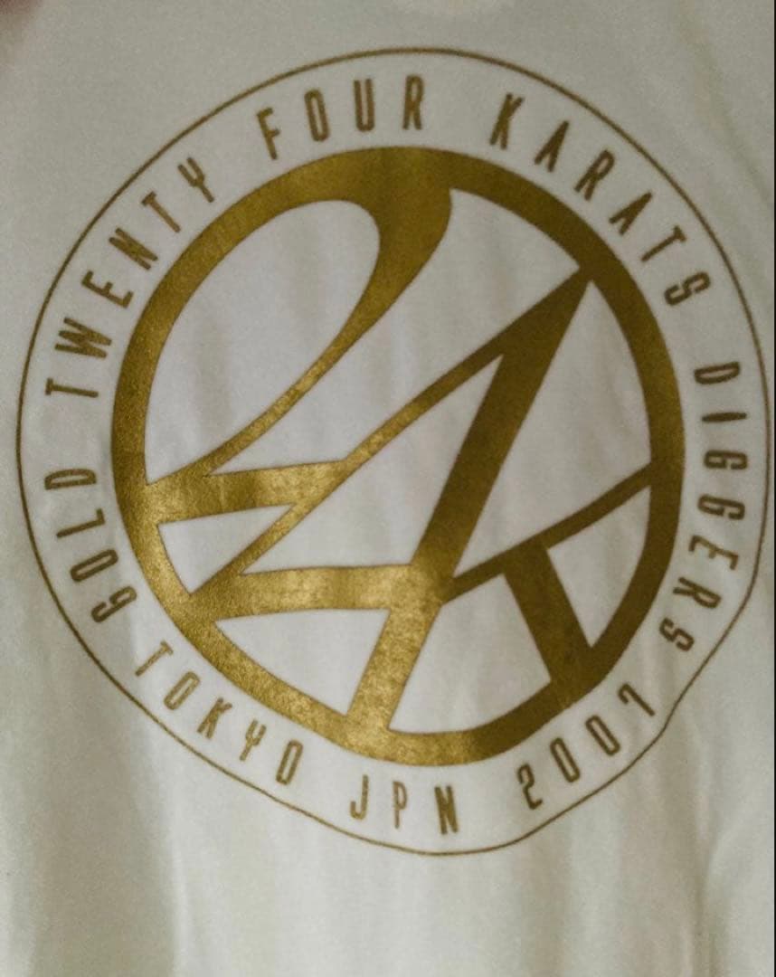 【24KARATS】2007年初期 ベロア素材セットアップ　ホワイトLサイズ