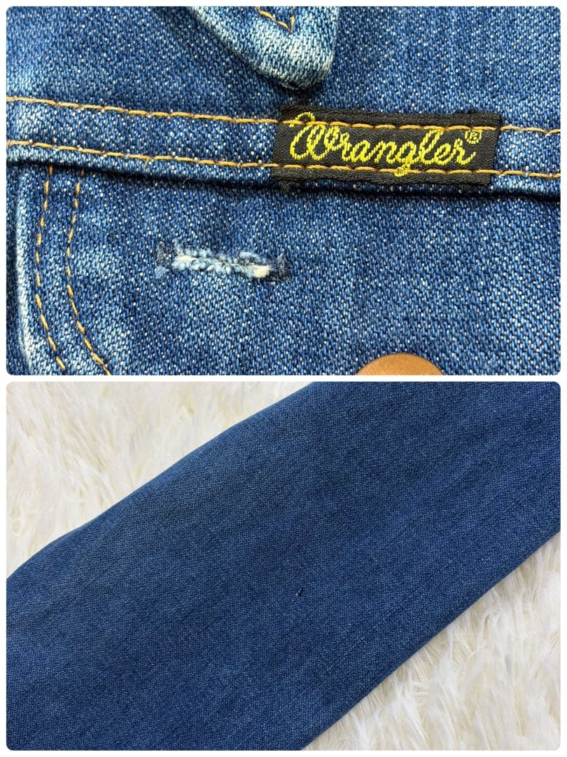 ラングラー 80s 74126NV デニムジャケット 三角黒タグ 40 L相当